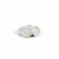 Solace & Smoke textured white ceramic petal dish for rings and small treasures.